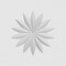 Ekena Millwork Standard Sedgwick Flower Rosette With Square Edge, 7"W x 7"H x 3/4"P ROSP070X070X075SDG09 - alternate 2